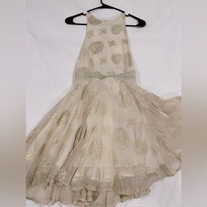 Kimchi Blue formal gold dress